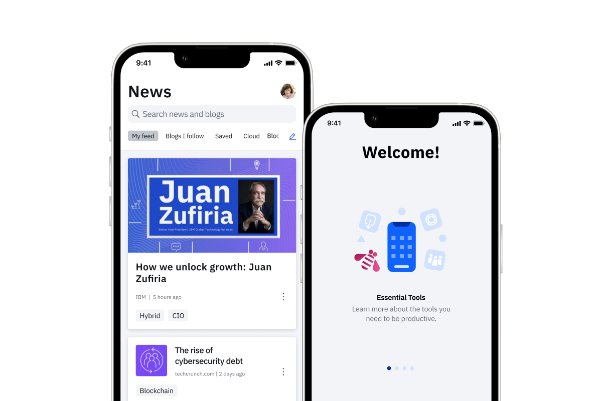 blurry photo of sunset over ocean with logo on top